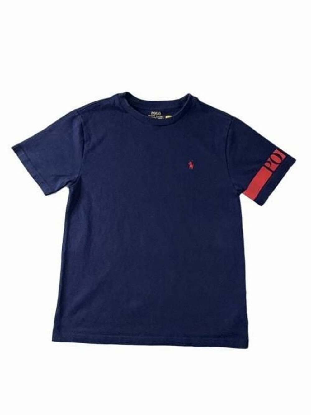 Polo Ralph Lauren Boys Logo T-Shirt Size M (10-12) Navy Blue